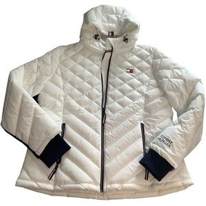 Tommy Hilfiger Women's White Quilted Jacket